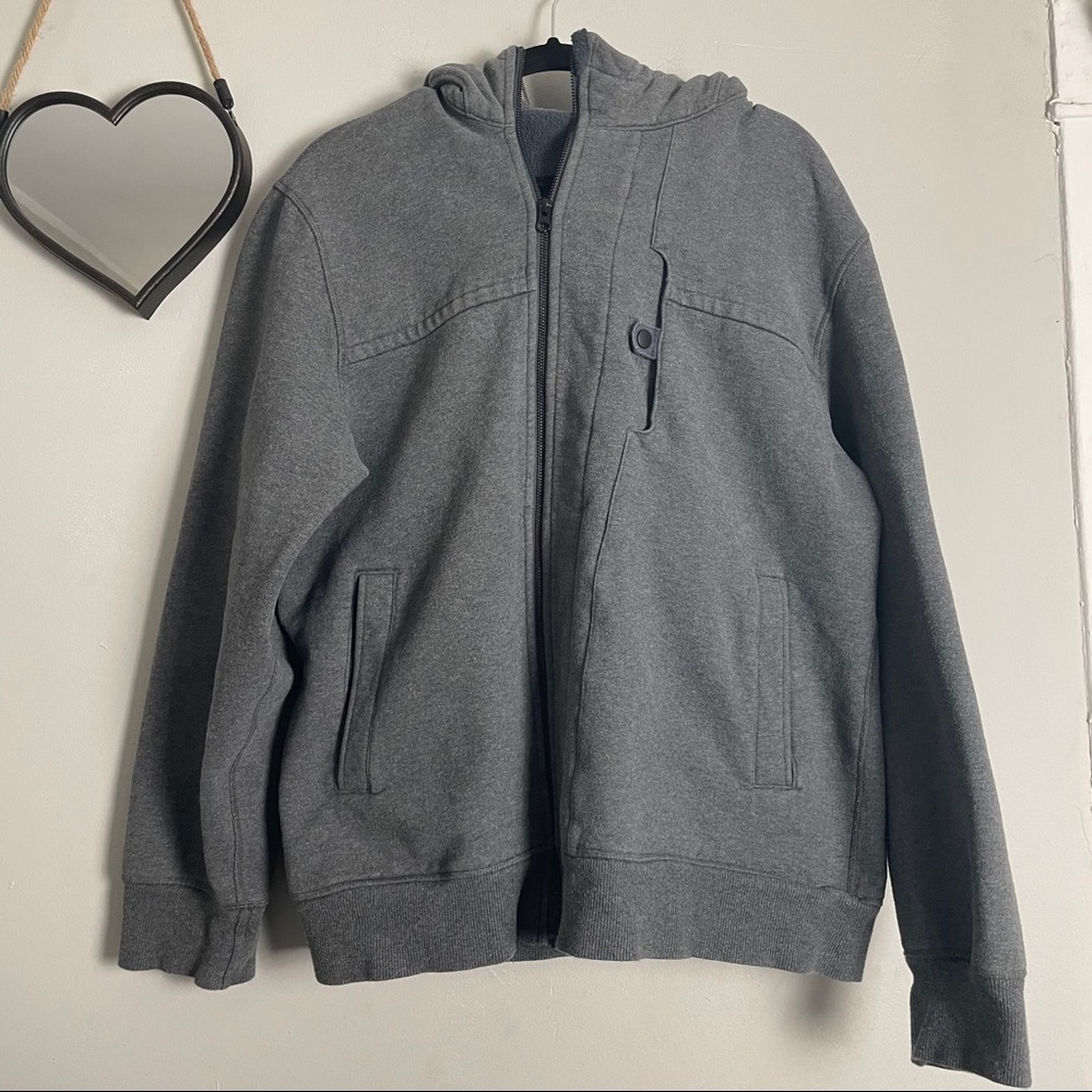 Lululemon Men’s Scuba Gray Zip Up Hoodie Size XXL